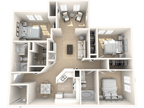 Napoli Floor Plan at Via Lugano, Boynton Beach, FL